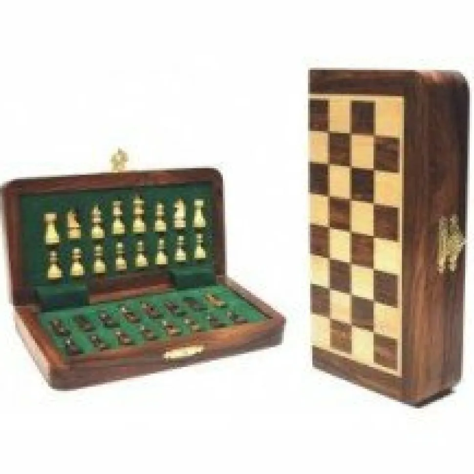 Hot Games Schaaksets>Schaakcassette Magnetisch Ingelegd