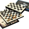 Philos Schaaksets>Schaak/Dam/Backgammon Kassette Veld 30 Mm, Koningshoogte 48 Mm