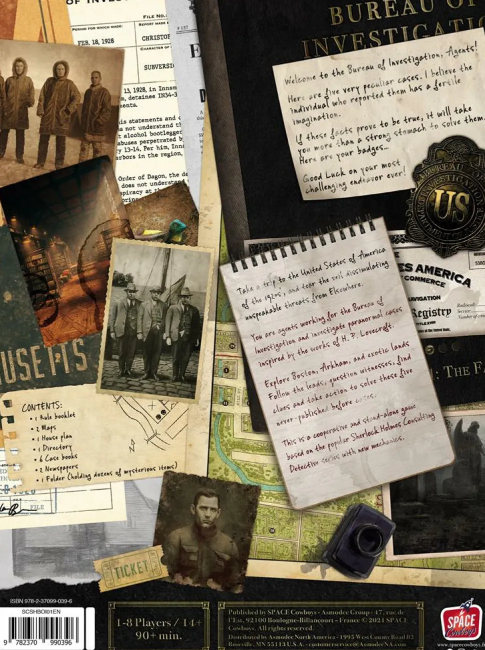 Space Cowboys Samenwerking Bordspel>Sherlock Holmes Consulting Detective Bureau Of Investigation