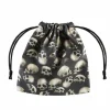 Q Workshop Dobbelstenen>Skull Fullprint Dice Bag