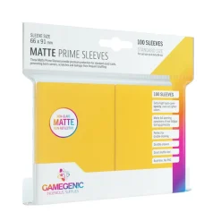 Gamegenic Sleeves (Standard Size)>Sleeves: Pack Matte Prime Yellow (100)
