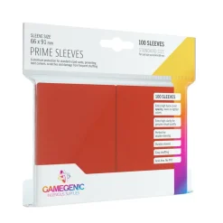 Gamegenic Sleeves (Standard Size)>Sleeves: Pack Prime Red (100)