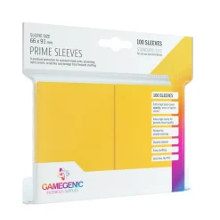 Gamegenic Sleeves (Standard Size)>Sleeves: Pack Prime Yellow (100)