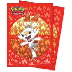 Ultra Pro Sleeves (Standard Size)>Sleeves: Pokemon Sword And Shield Galar Scorbunny(65Ct)