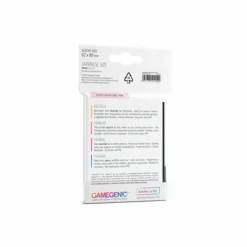 Gamegenic Sleeves (Small Cards)>Sleeves Small (62X89) - Black