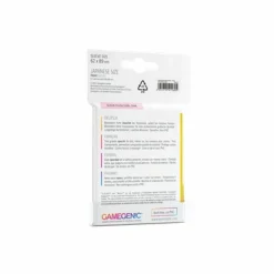 Gamegenic Sleeves (Small Cards)>Sleeves Small (62X89) - Yellow