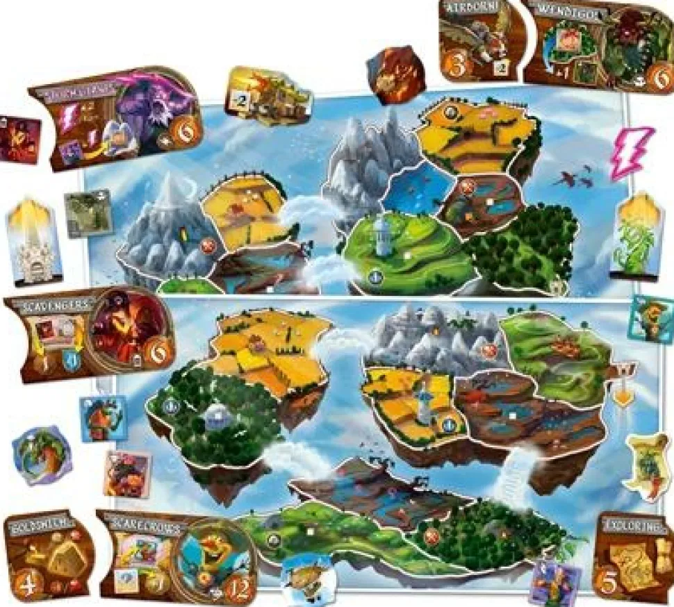 Days of Wonder Strategische Spellen>Small World Race Collection 3 Sky Islands