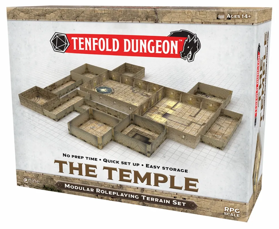 Gale Force Nine Accessoires>Tenfold Dungeon: The Temple - En