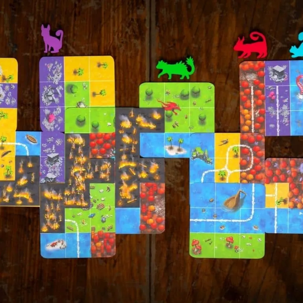 The City of Games Samenwerking Bordspel>The Isle Of Cats - Race To The Raft