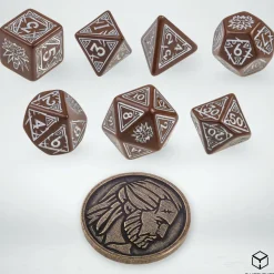 Q Workshop Dobbelstenen>The Witcher Dice Set Geralt - The Roach'S Companion