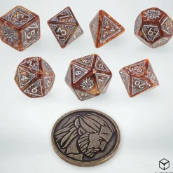 Q Workshop Dobbelstenen>The Witcher Dice Set Geralt - The Monster Slayer