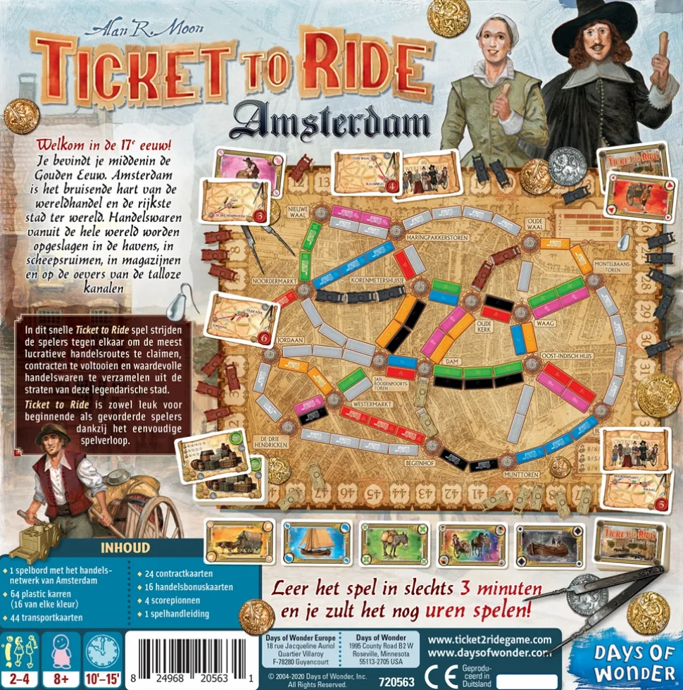 Days of Wonder Ticket To Ride>Ticket To Ride: Amsterdam - Nl