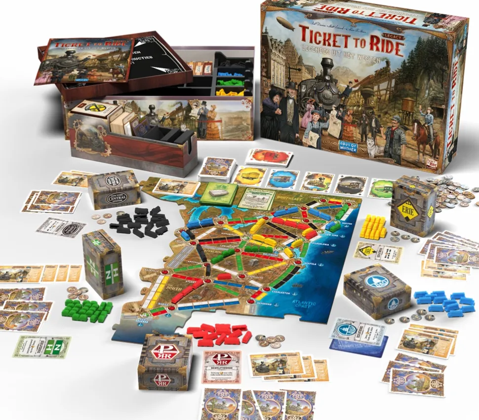 Days of Wonder Ticket To Ride>Ticket To Ride Legacy Legendes Uit Het Westen Nl