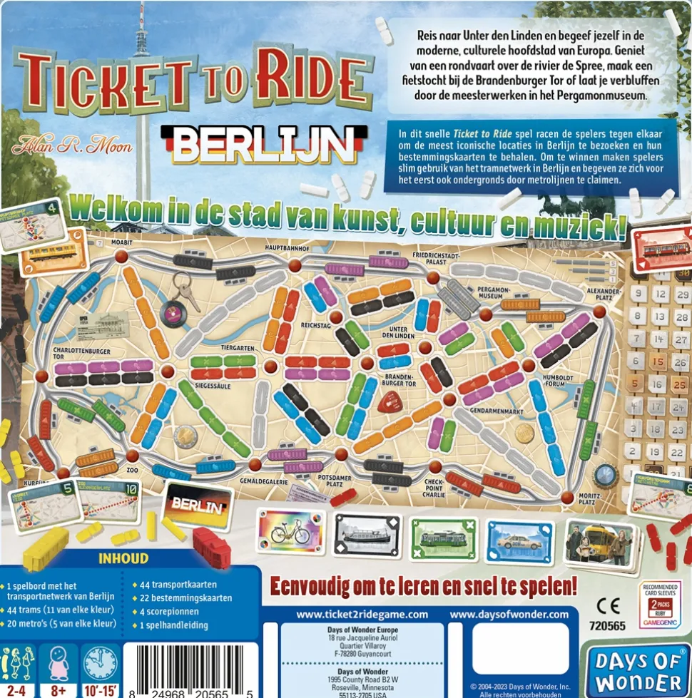 Days of Wonder Ticket To Ride>Ticket To Ride Nl - Berlijn