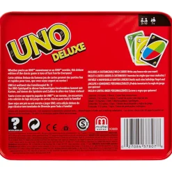 Mattel Games Kaartspellen>Uno Deluxe Tin - Kaartspel