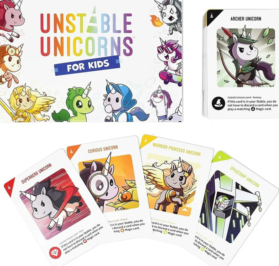 Teeturtle Kinderspellen>Unstable Unicorns Kids Edition