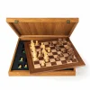 Manopoulou Schaaksets>Walnut Chess Set 40X40Cm (Medium) With Staunton Chessmen 7,7Cm Koning