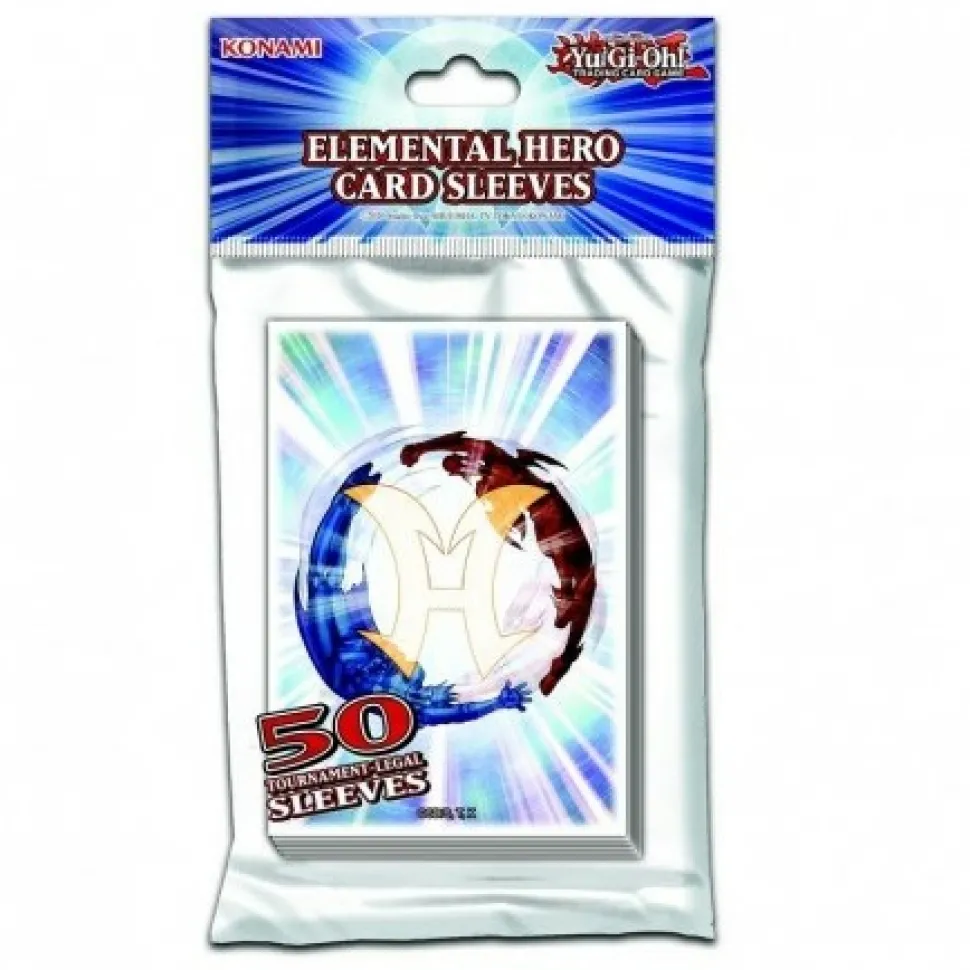Konami Sleeves (Standard Size)>Ygo - Elemental Hero Card Sleeves (50 Sleeves)