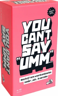 Big Patato Games Partyspellen>You Can'T Say Umm