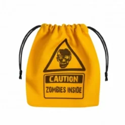 Q Workshop Dobbelstenen>Zombie Yellow & Black Dice Bag